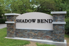 Shadow Bend New Sign North 1